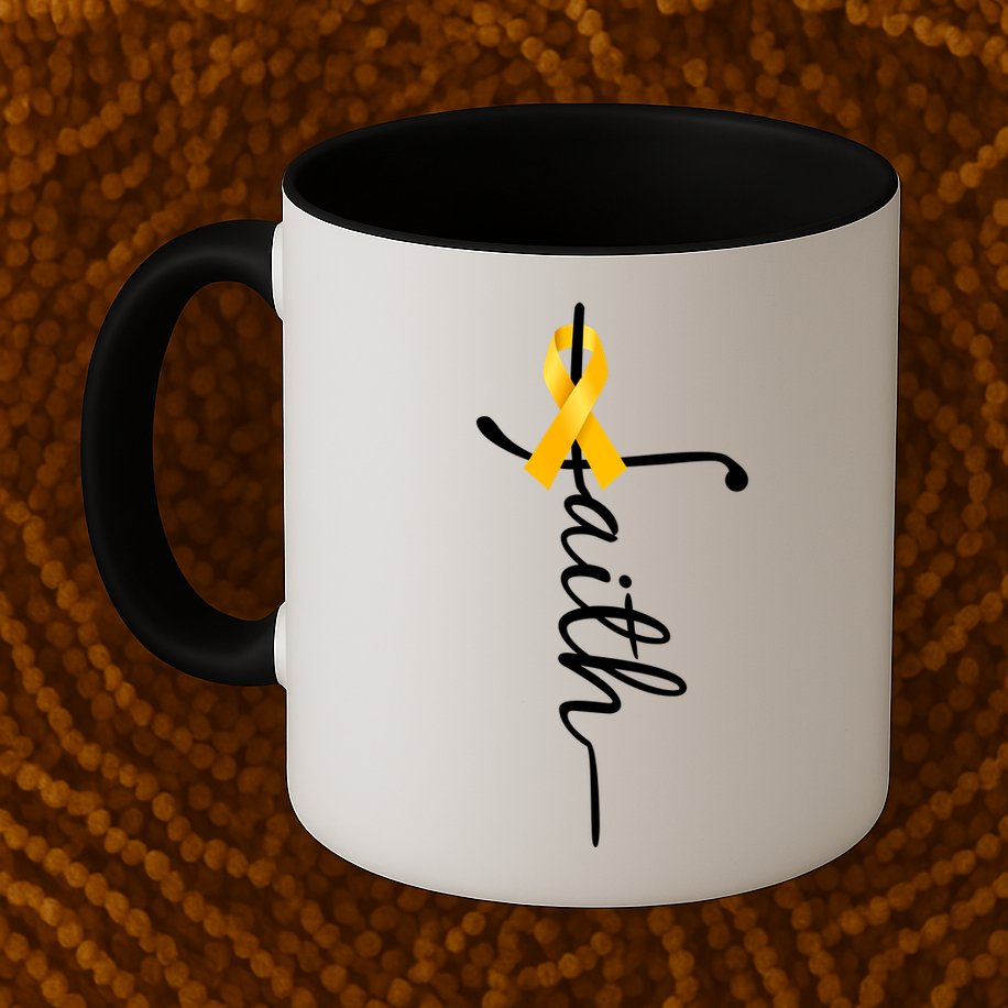 Fath Childhood Cancer Awareness Mug