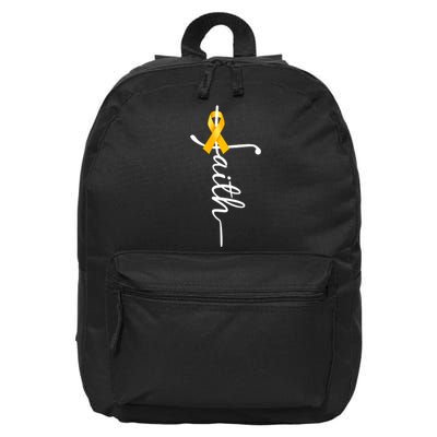 Fath Childhood Cancer Awareness 16 in Basic Backpack