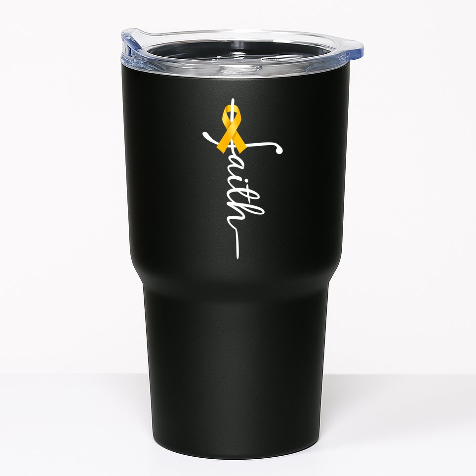 Fath Childhood Cancer Awareness Tumbler