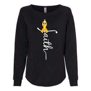 Fath Childhood Cancer Awareness Womens California Wash Sweatshirt