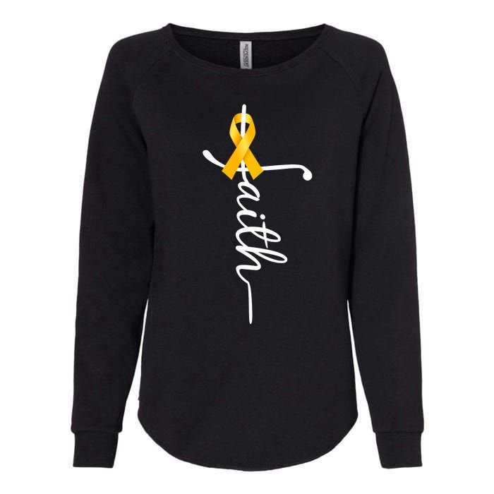 Fath Childhood Cancer Awareness Womens California Wash Sweatshirt