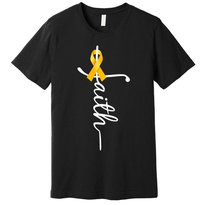 Fath Childhood Cancer Awareness Premium T-Shirt