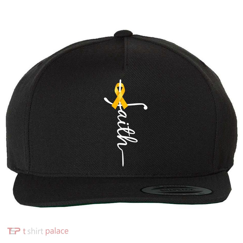 Fath Childhood Cancer Awareness Wool Snapback Cap