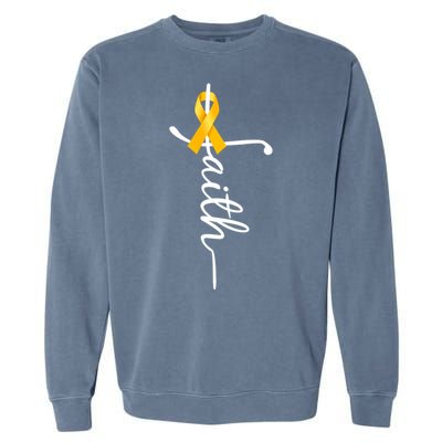 Fath Childhood Cancer Awareness Garment-Dyed Sweatshirt