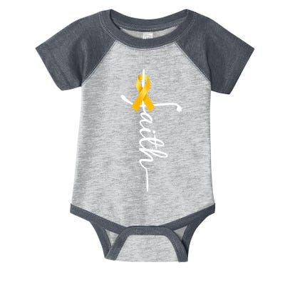 Fath Childhood Cancer Awareness Infant Baby Jersey Bodysuit