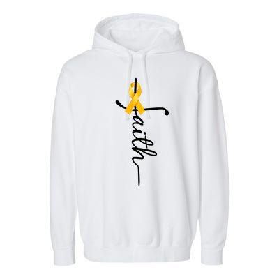 Fath Childhood Cancer Awareness Garment-Dyed Fleece Hoodie