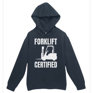 Forklift Certified Certified Meme Forklift Driver Lift Truck Urban Pullover Hoodie