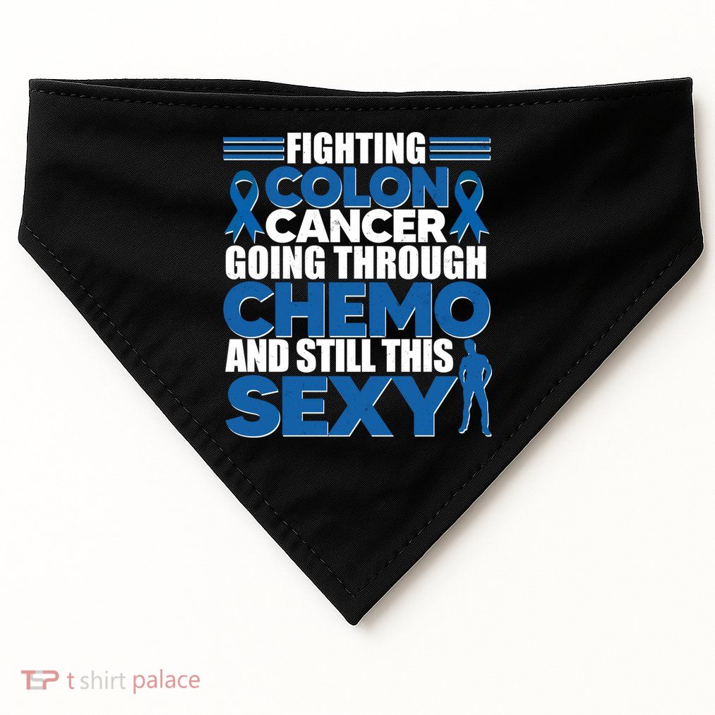 Fighting Colon Cancer Going Through Chemo And Still This Sexy USA-Made Doggie Bandana