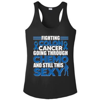 Fighting Colon Cancer Going Through Chemo And Still This Sexy Ladies PosiCharge Competitor Racerback Tank