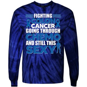 Fighting Colon Cancer Going Through Chemo And Still This Sexy Tie-Dye Long Sleeve Shirt