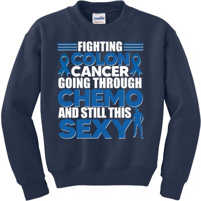 Fighting Colon Cancer Going Through Chemo And Still This Sexy Kids Sweatshirt