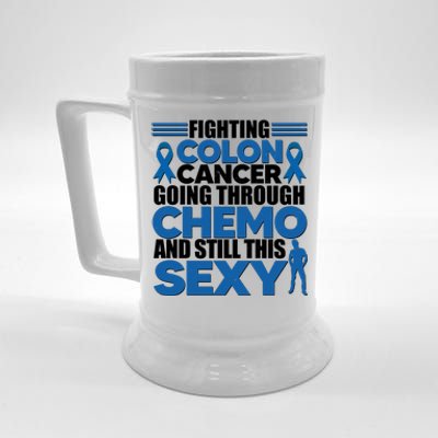 Fighting Colon Cancer Going Through Chemo And Still This Sexy Beer Stein