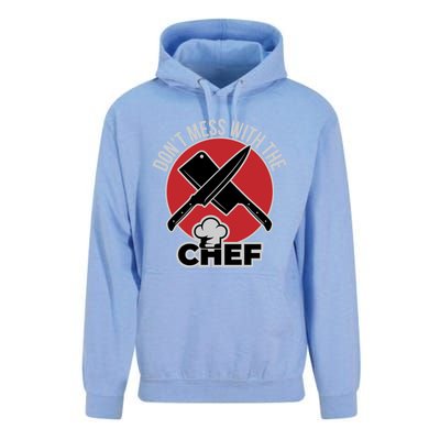 Funny Culinary Cook Dont Mess With The Chef Great Gift Unisex Surf Hoodie