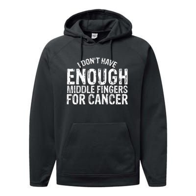 Funny Chemo Chemotherapy Battle Cancer Performance Fleece Hoodie