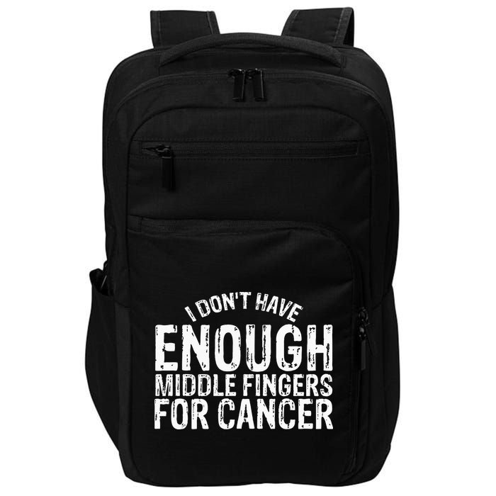 Funny Chemo Chemotherapy Battle Cancer Impact Tech Backpack