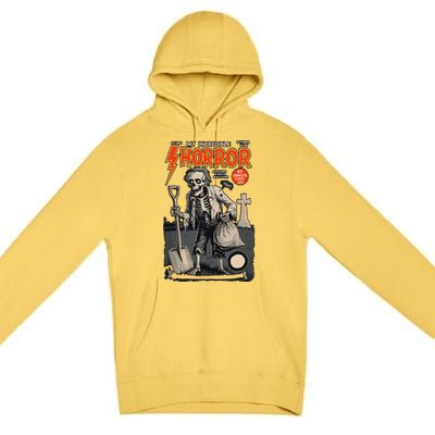 Funny Comic Cover Halloween Fancy Dress Premium Pullover Hoodie