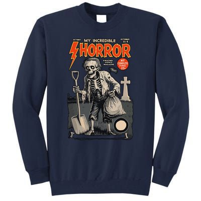 Funny Comic Cover Halloween Fancy Dress Tall Sweatshirt