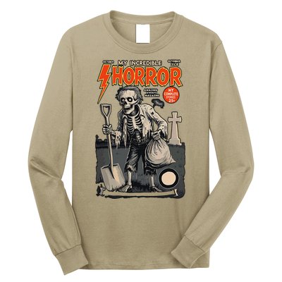 Funny Comic Cover Halloween Fancy Dress Long Sleeve Shirt