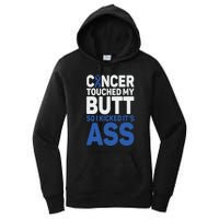 Funny Colon Cancer Survivor Cancer Awareness Ribbon Women's Pullover Hoodie