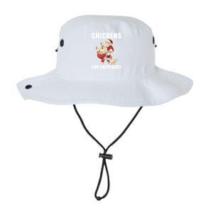 Funny Chicken Christmas Chicken Lover Xmas Day Santa Claus Gift Legacy Cool Fit Booney Bucket Hat