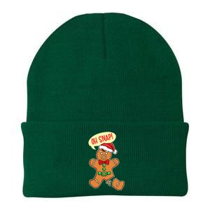 Funny Christmas Cookie Cookies OH SNAP Gingerbread Man Knit Cap Winter Beanie