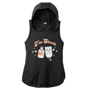 Funny Christmas Crna Pacu ER ED ICU Cricital Care Nurse Ladies PosiCharge Tri-Blend Wicking Draft Hoodie Tank