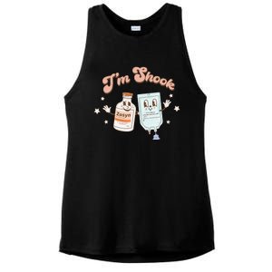 Funny Christmas Crna Pacu ER ED ICU Cricital Care Nurse Ladies PosiCharge Tri-Blend Wicking Tank