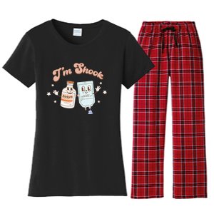 Funny Christmas Crna Pacu ER ED ICU Cricital Care Nurse Women's Flannel Pajama Set