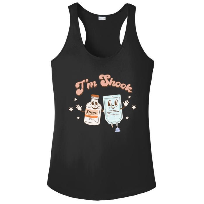 Funny Christmas Crna Pacu ER ED ICU Cricital Care Nurse Ladies PosiCharge Competitor Racerback Tank