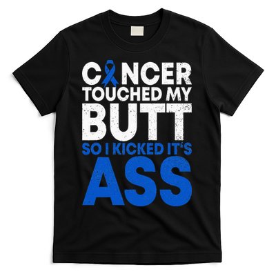 Funny Colon Cancer Survivor Cancer Awareness Ribbon T-Shirt