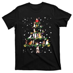 Funny Cats Christmas Tree Ornament Decor Gift T-Shirt