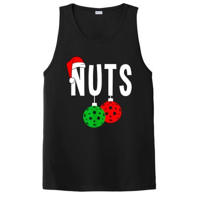 Funny Christmas Couples Nuts Xmas Chest Nuts Matching Pickleball Gift PosiCharge Competitor Tank