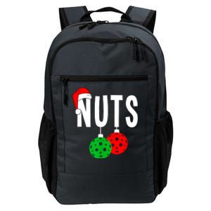 Funny Christmas Couples Nuts Xmas Chest Nuts Matching Pickleball Gift Daily Commute Backpack