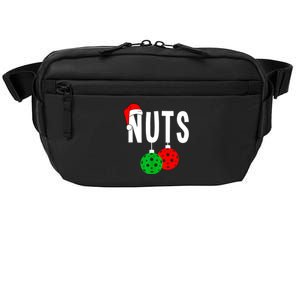 Funny Christmas Couples Nuts Xmas Chest Nuts Matching Pickleball Gift Crossbody Pack