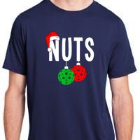 Funny Christmas Couples Nuts Xmas Chest Nuts Matching Pickleball Gift Adult ChromaSoft Performance T-Shirt