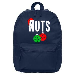 Funny Christmas Couples Nuts Xmas Chest Nuts Matching Pickleball Gift 16 in Basic Backpack