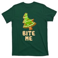 Funny Christmas Cookie Bite Me T-Shirt