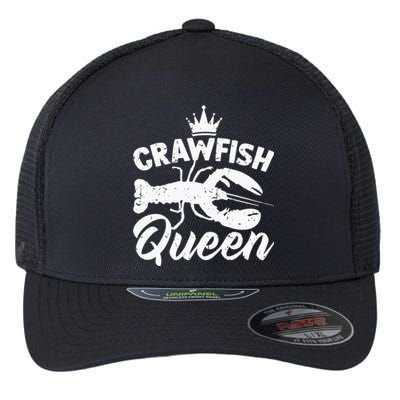 Funny Crayfish Crawfish Boil Crawfish Queen Flexfit Unipanel Trucker Cap