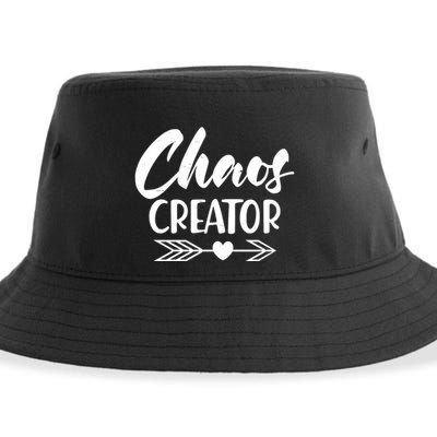Funny Chaos Creator Sustainable Bucket Hat