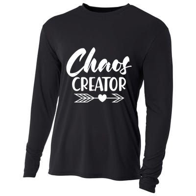 Funny Chaos Creator Cooling Performance Long Sleeve Crew