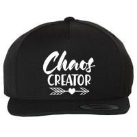 Funny Chaos Creator Wool Snapback Cap