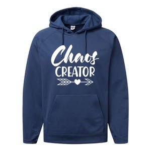 Funny Chaos Creator Performance Fleece Hoodie