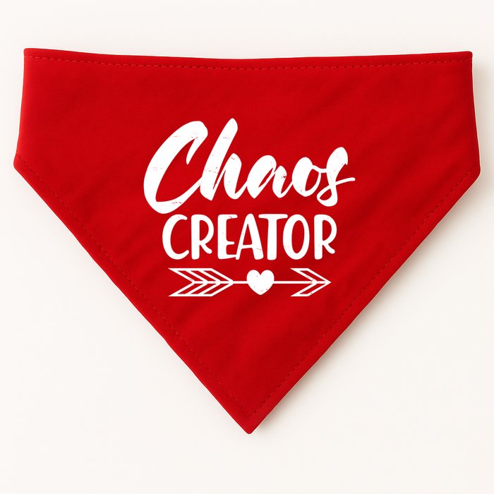 Funny Chaos Creator USA-Made Doggie Bandana