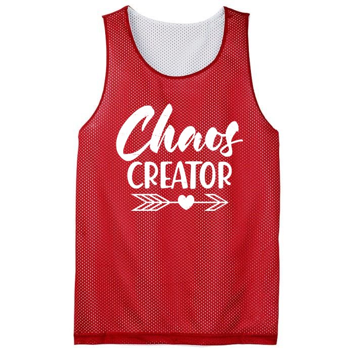 Funny Chaos Creator Mesh Reversible Basketball Jersey Tank