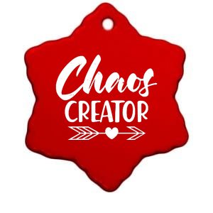 Funny Chaos Creator Ceramic Star Ornament