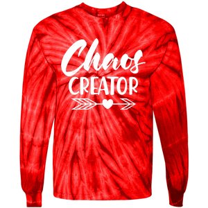 Funny Chaos Creator Tie-Dye Long Sleeve Shirt