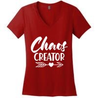 Funny Chaos Creator Women's V-Neck T-Shirt