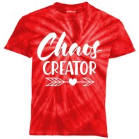 Funny Chaos Creator Kids Tie-Dye T-Shirt