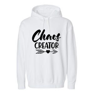 Funny Chaos Creator Garment-Dyed Fleece Hoodie