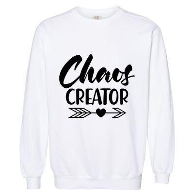Funny Chaos Creator Garment-Dyed Sweatshirt